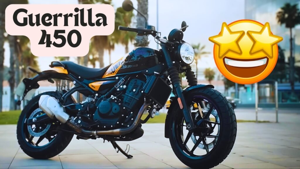 royal enfield guerrilla 450 Look